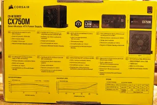 Corsair CX750M Semi-Modular Fuente de Alimentación