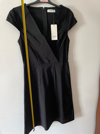Vestido negro corto Zalando