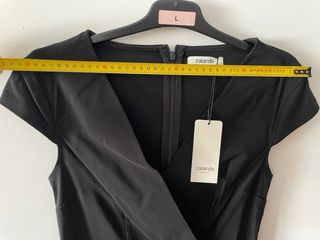 Vestido negro corto Zalando