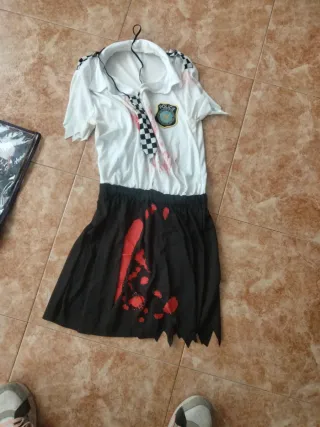 Disfraz Policía Zombie Halloween Talla Única