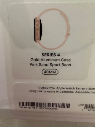 Apple Watch Series 4 40mm Rosa/Oro Rosa