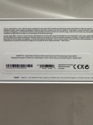 Apple Watch Series 4 40mm Rosa/Oro Rosa