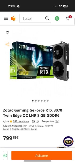 Ordenador Gaming Nfortec Blanco