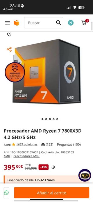Ordenador Gaming Nfortec Blanco