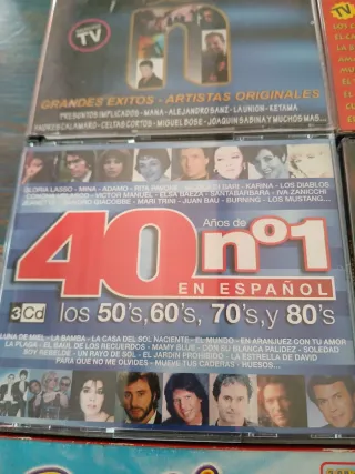 Lote 17 CDs Música Pop Español