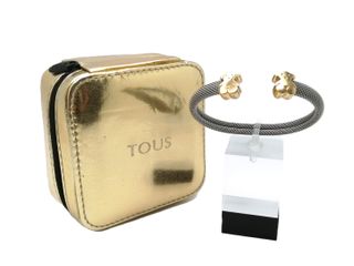 Pulsera de Oro y Acero TOUS 18 Kt. de segunda mano