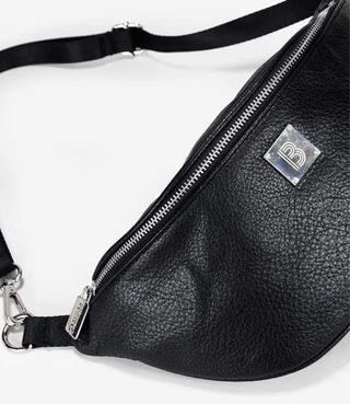 Riñonera Bosanova Negra Piel