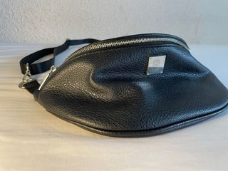 Riñonera Bosanova Negra Piel