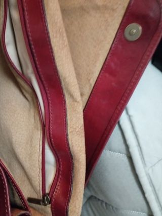 Borsa tracolla in pelle rossa