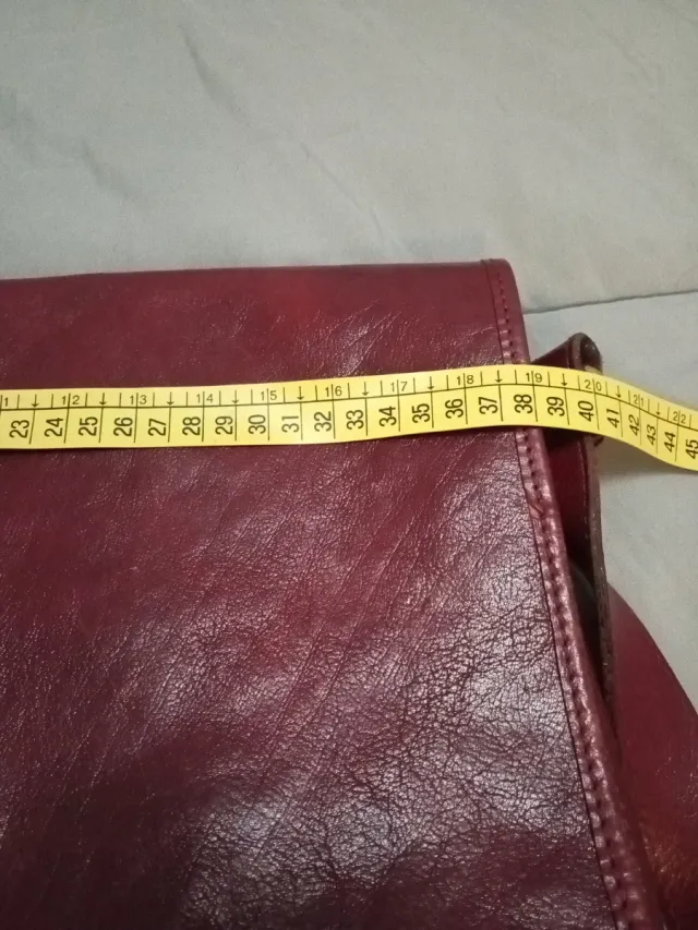 Borsa tracolla in pelle rossa