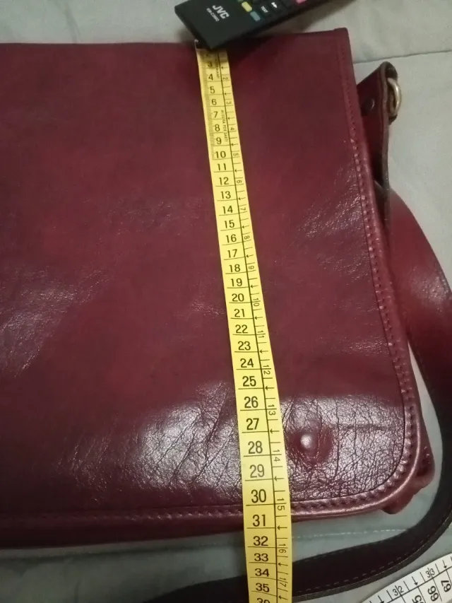 Borsa tracolla in pelle rossa