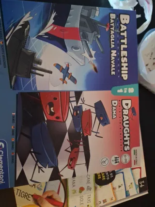 Battleship & Dama Clementoni 2 in 1