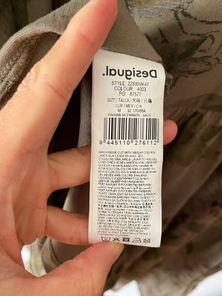 Vestido Desigual estampado floral talla M
