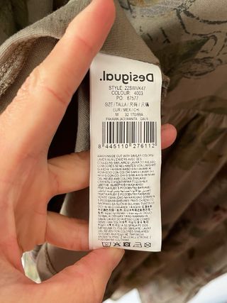 Vestido Desigual estampado floral talla M