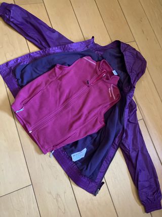 Cazadora y chaleco polar niña 10 a 12 años.Esquí.