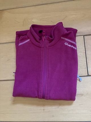 Cazadora y chaleco polar niña 10 a 12 años.Esquí.