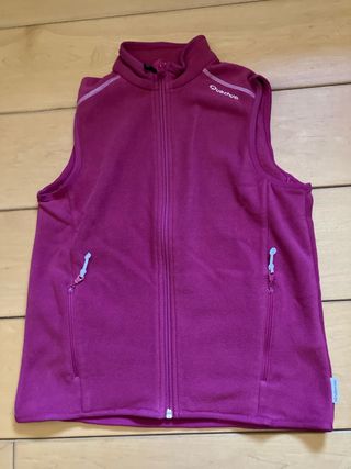 Cazadora y chaleco polar niña 10 a 12 años.Esquí.