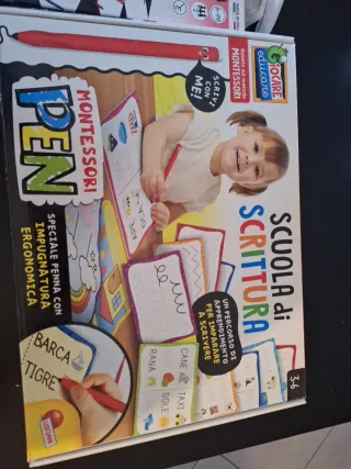 Gioco Scuola Scrittura Montessori Lisciani