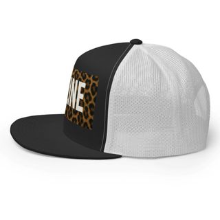 Gorra Online Leopardo Negra/Blanca