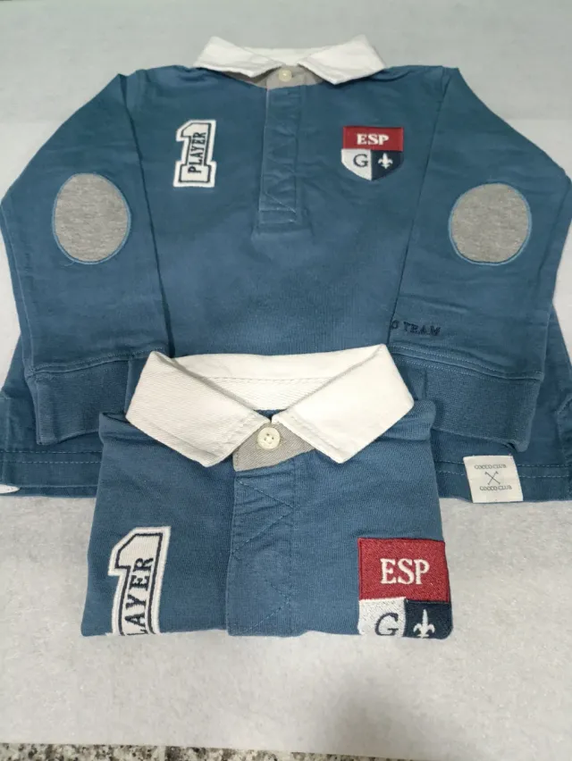 Lote de ropa,2polos y 2camisas niño.