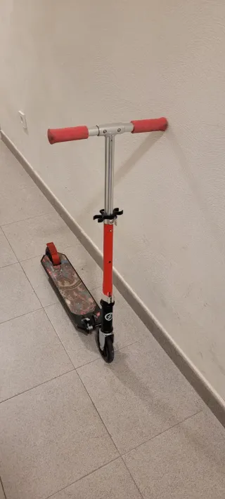 Patinete Oxelo MID1 infantil plegable rojo+regalo