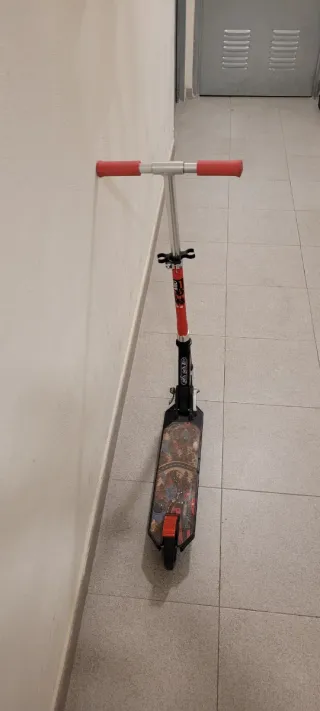 Patinete Oxelo MID1 infantil plegable rojo+regalo