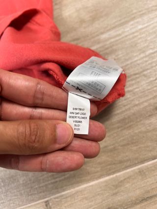 GAP Pocket Logo Tee | Desert Flower Red Cotton L