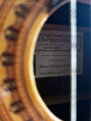 Guitarra Clásica Manuel Rodríguez Luthier