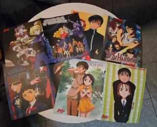 Pack revistas y posters manga