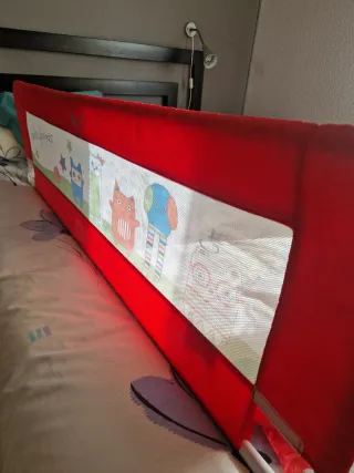 Barrera Cama Bebé Plegable
