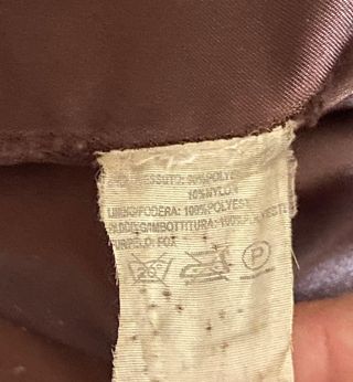 Cappotto lungo trapuntato marrone