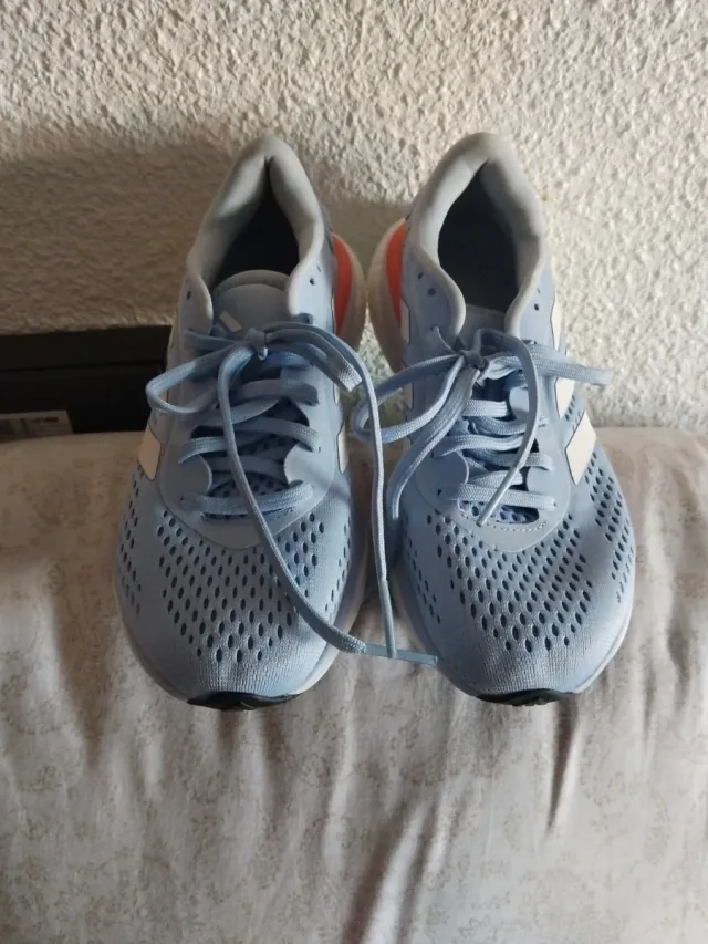 Zapatillas Adidas Azul y Rosa