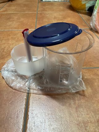 Contenitore Tupperware Blu Trasparente