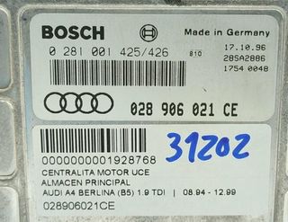 1928768 centralita 028906021ce audi a4 berlina b5