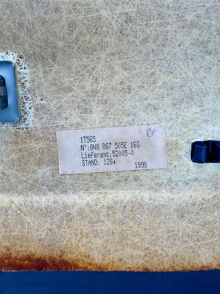 8N8867505E CIELO TETTO INTERNO AUDI TT 8N BLU (98-