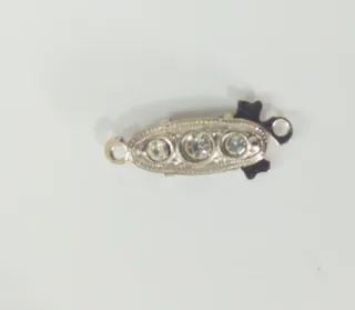 Lote 100 cierres collares/pulseras plata.