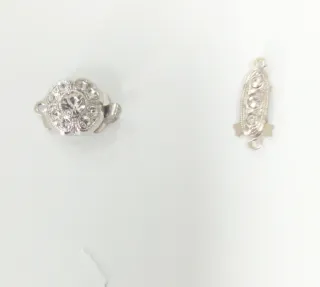 Lote 100 cierres collares/pulseras plata.