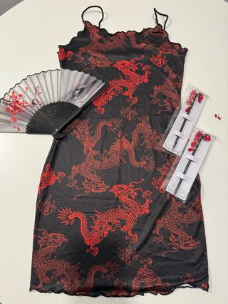 Disfraz Halloween Geisha Japonesa Talla S-36. 