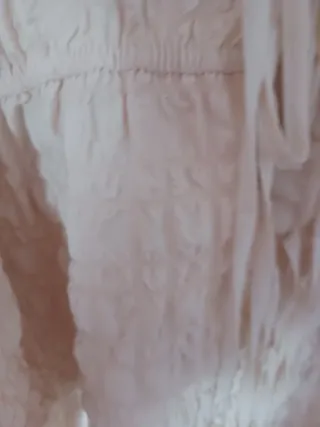 Blusa Zara arrugada talla única beige