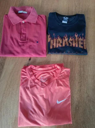 Lote 2 Camisetas Nike y Thraser y polo P. García.