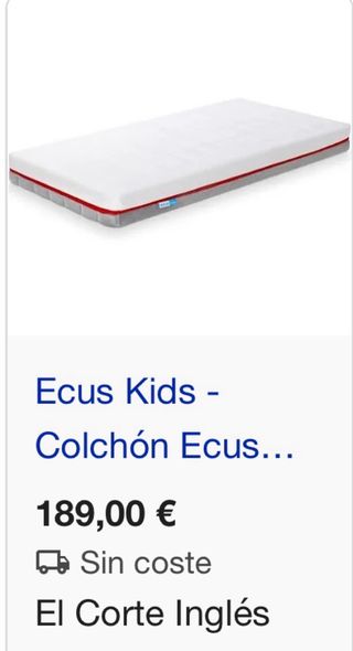 Colchón maxicuna Ecus Kids Pigu Tech 70x140