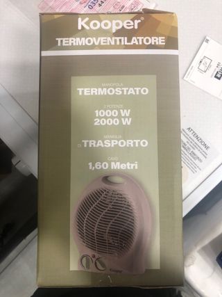 Termoventilatore Kooper 1000/2000W