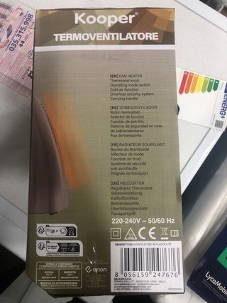Termoventilatore Kooper 1000/2000W