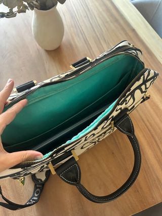 Maletín Tous Beige y Negro