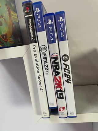 Pack Juegos PS4 FIFA 16, 17, 18, 19 y Rayman