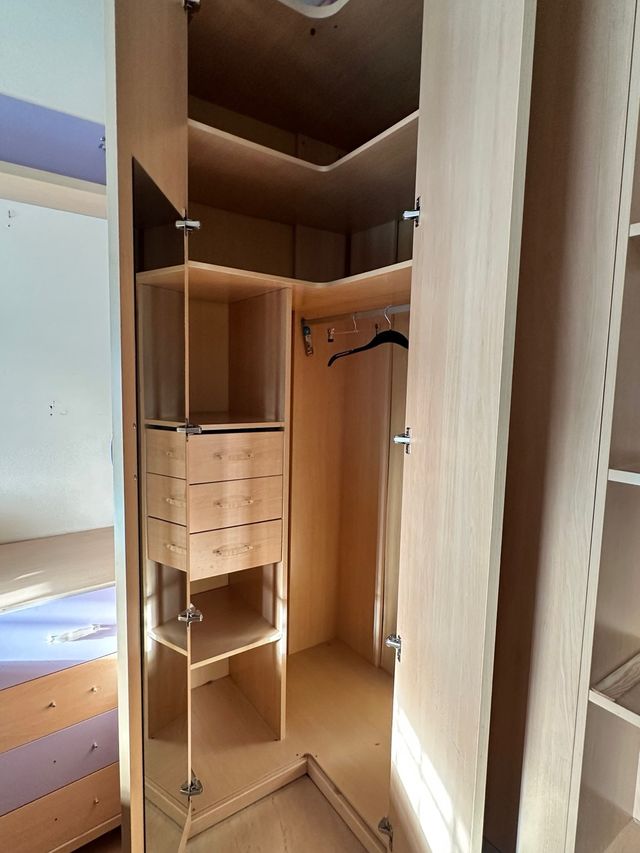 Armario juvenil modular madera