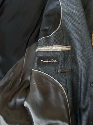 Americana Massimo Dutti Gris Marengo