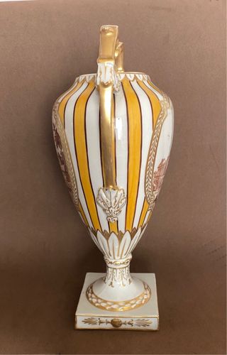 Jarrón vintage para flores secas. Limoges, Francia