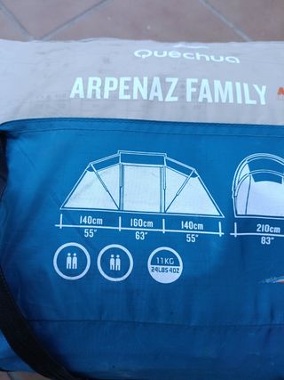 Tienda de campaña Quechua Arpenaz Family 4.2