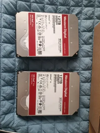 2x WD Red Pro 12TB NAS HDD